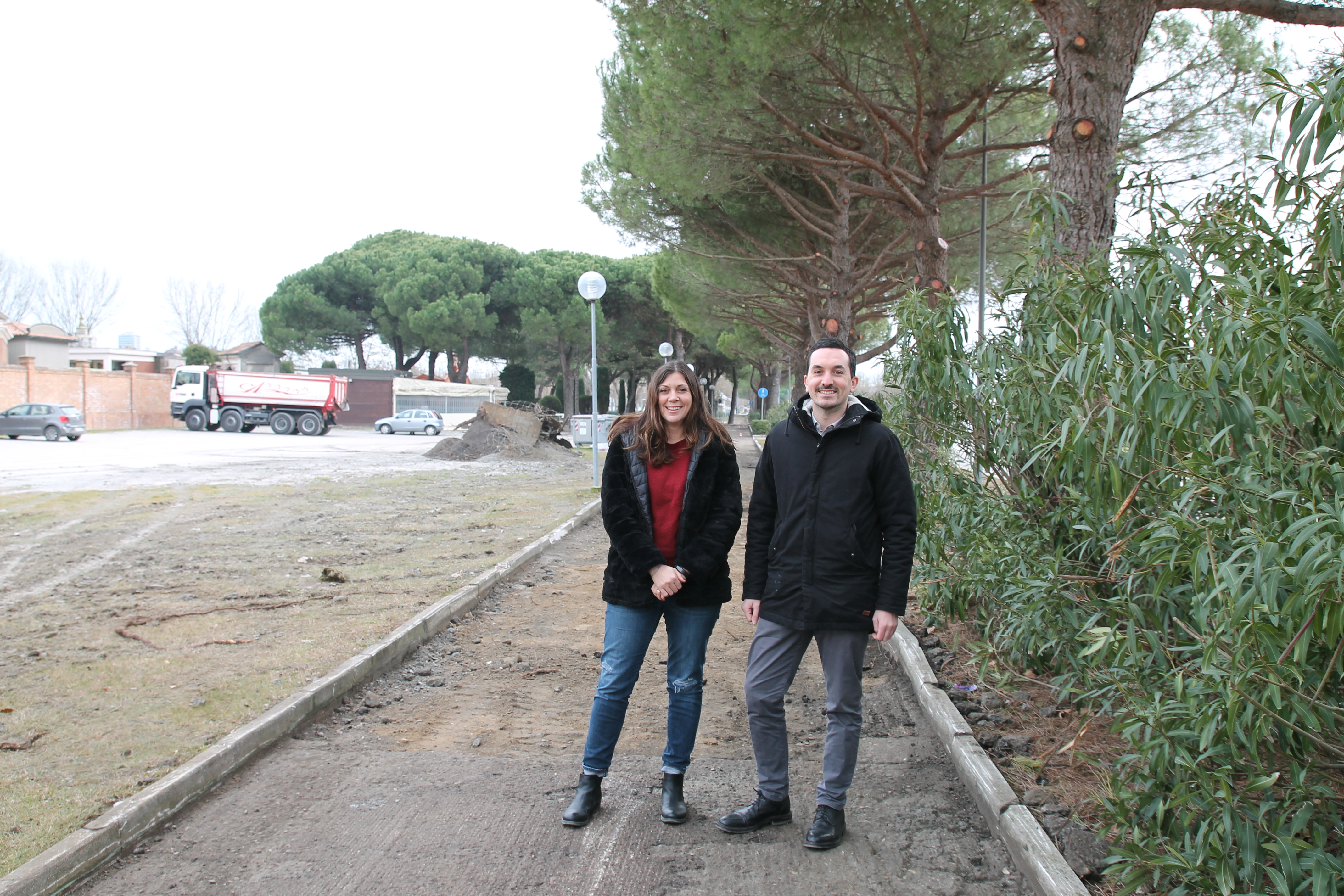 Messa in sicurezza delle piste ciclabili di Via Mazzini,Via Saffi e Viale Roma foto 