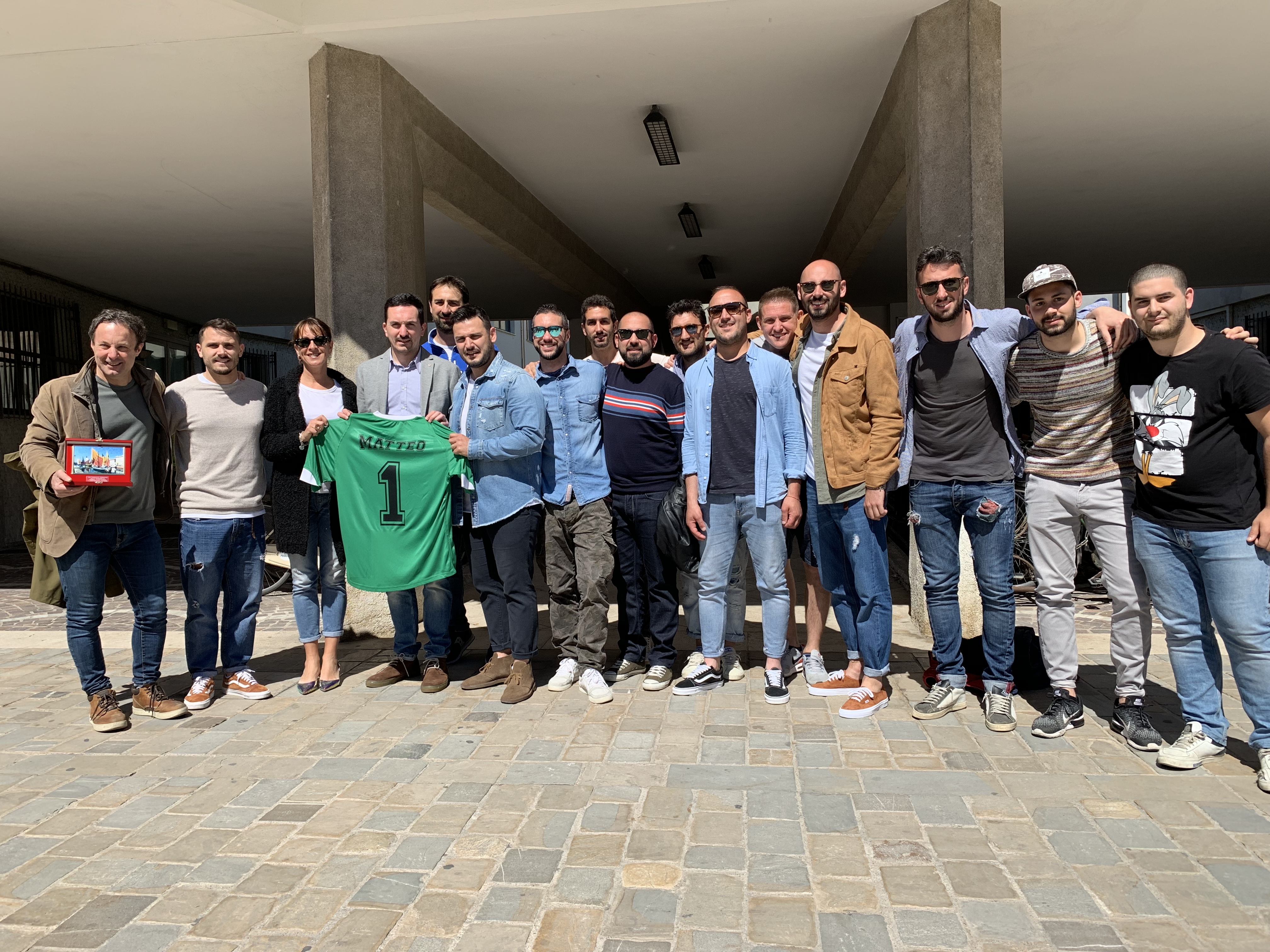 Sindaco e assessore incontrano la I squadra della Polisportiva Villamarina  promossa in I categoria  foto 