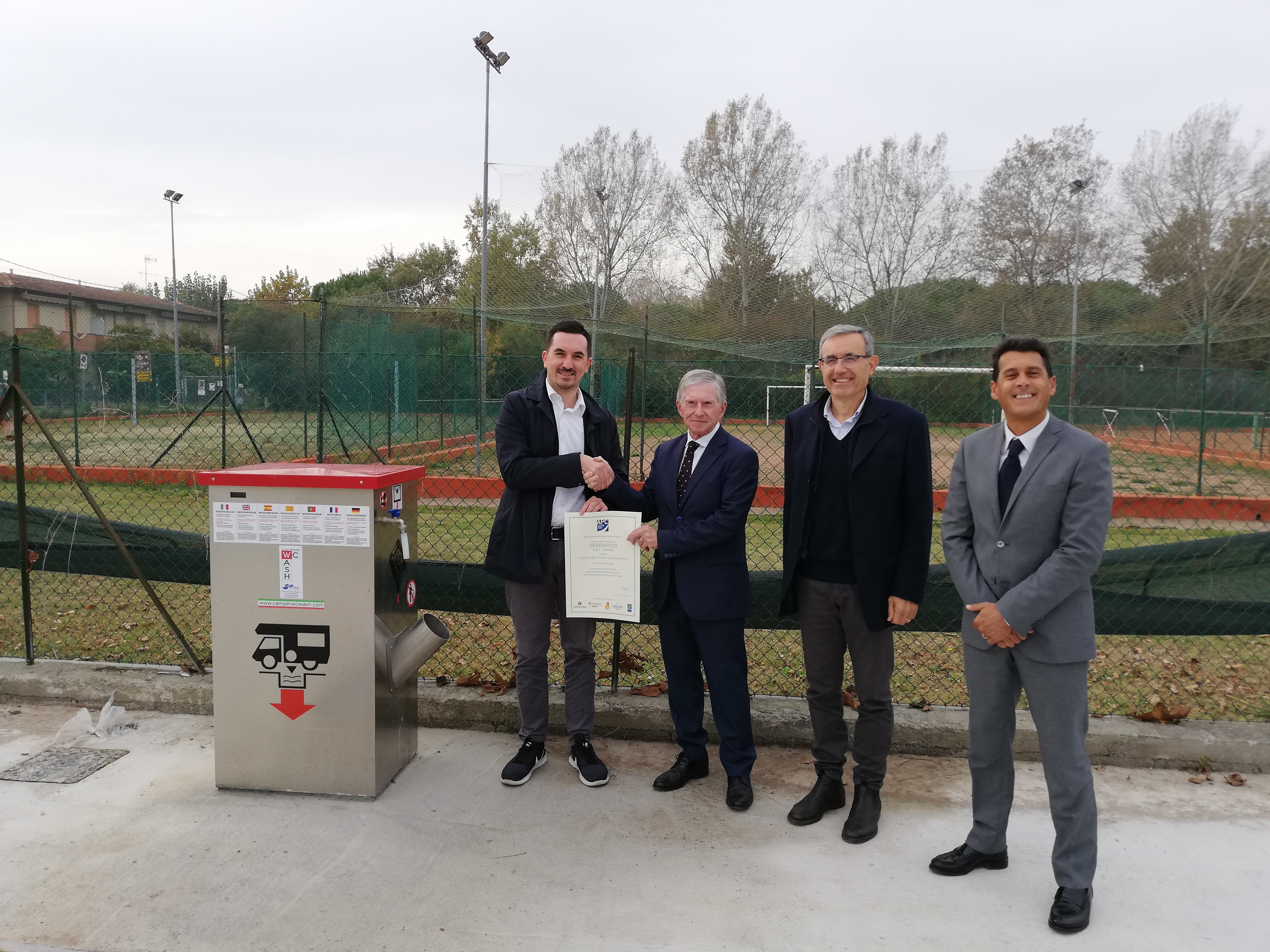 Inaugurata l’area per la sosta camper Ex Peligro  foto 