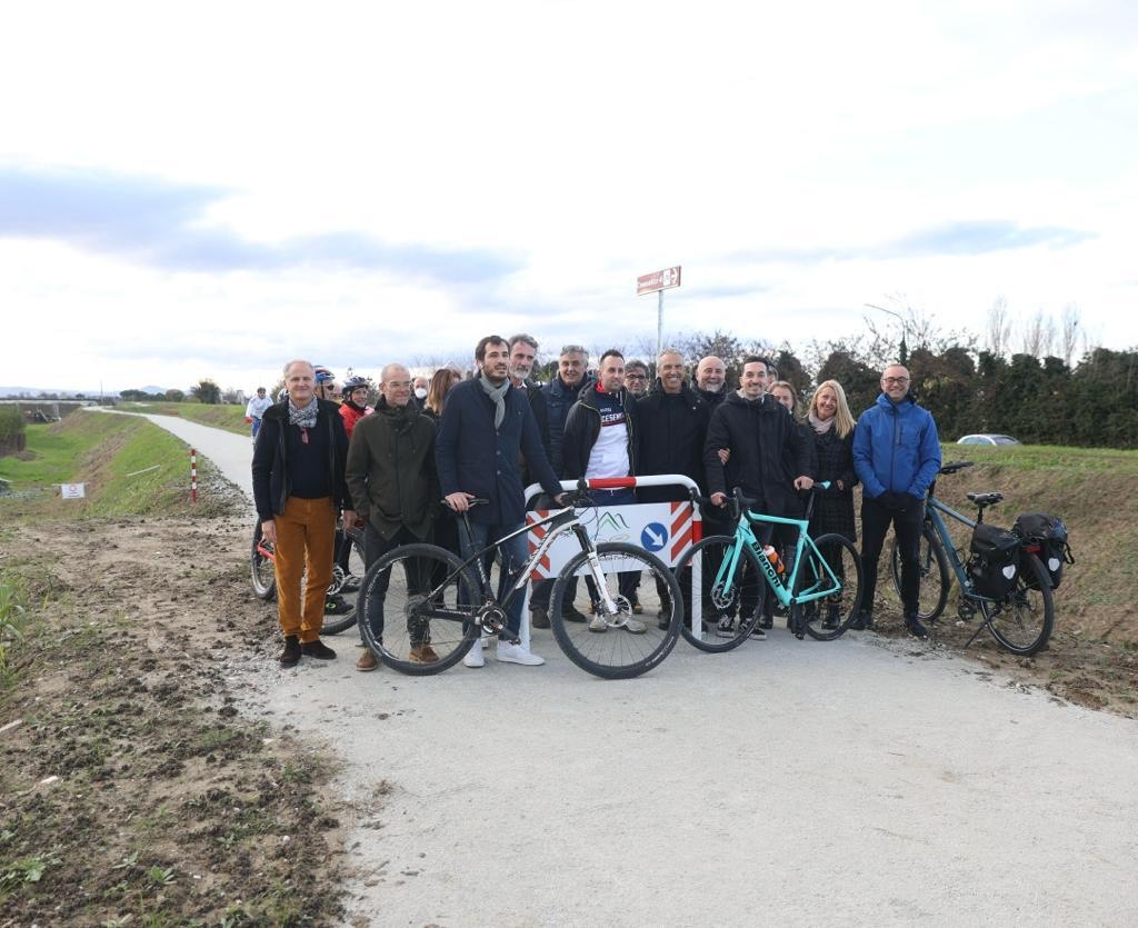 Macerone-Sala 3 chilometri e 750 metri: il primo tratto della Ciclovia del Pisciatello è realtà foto 