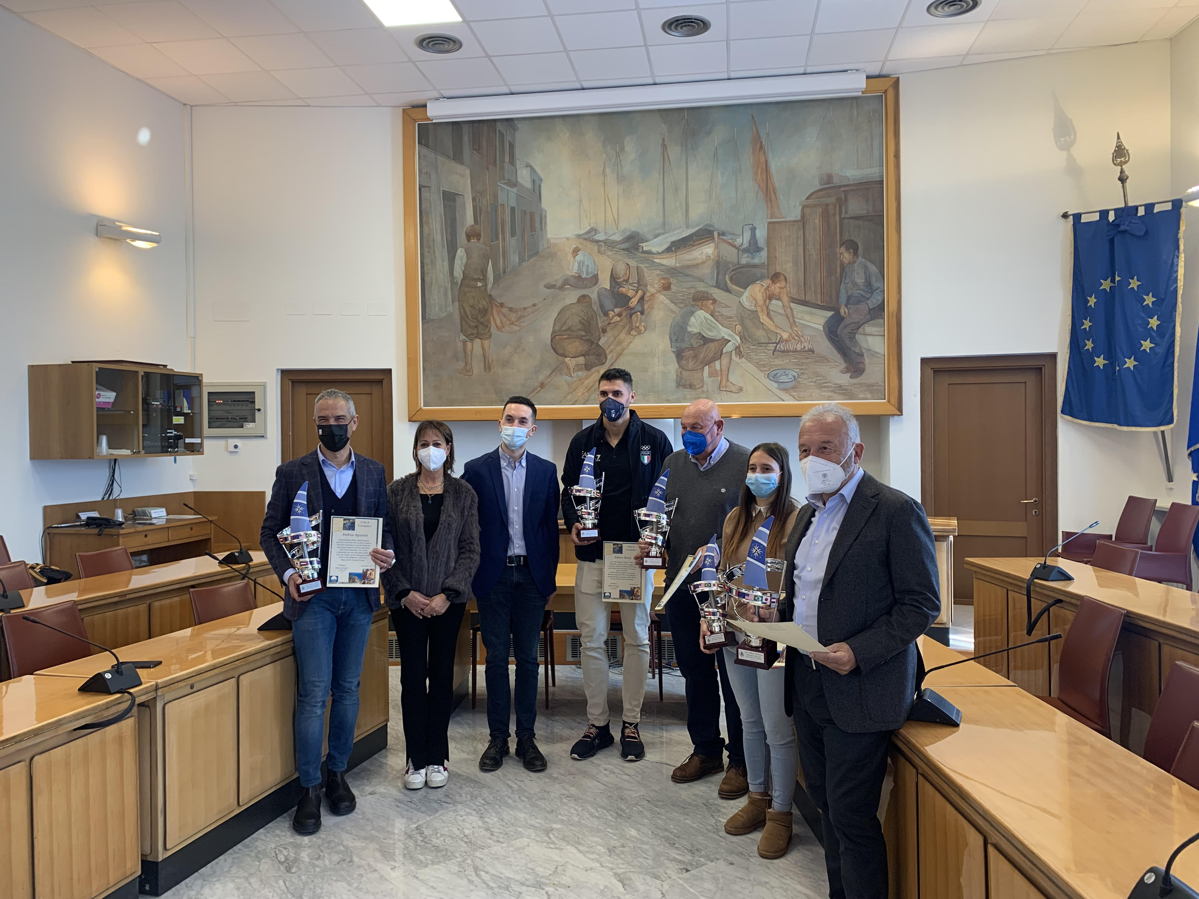 In Municipio premiati i primi Ambasciatori dello Sport di Cesenatico foto 