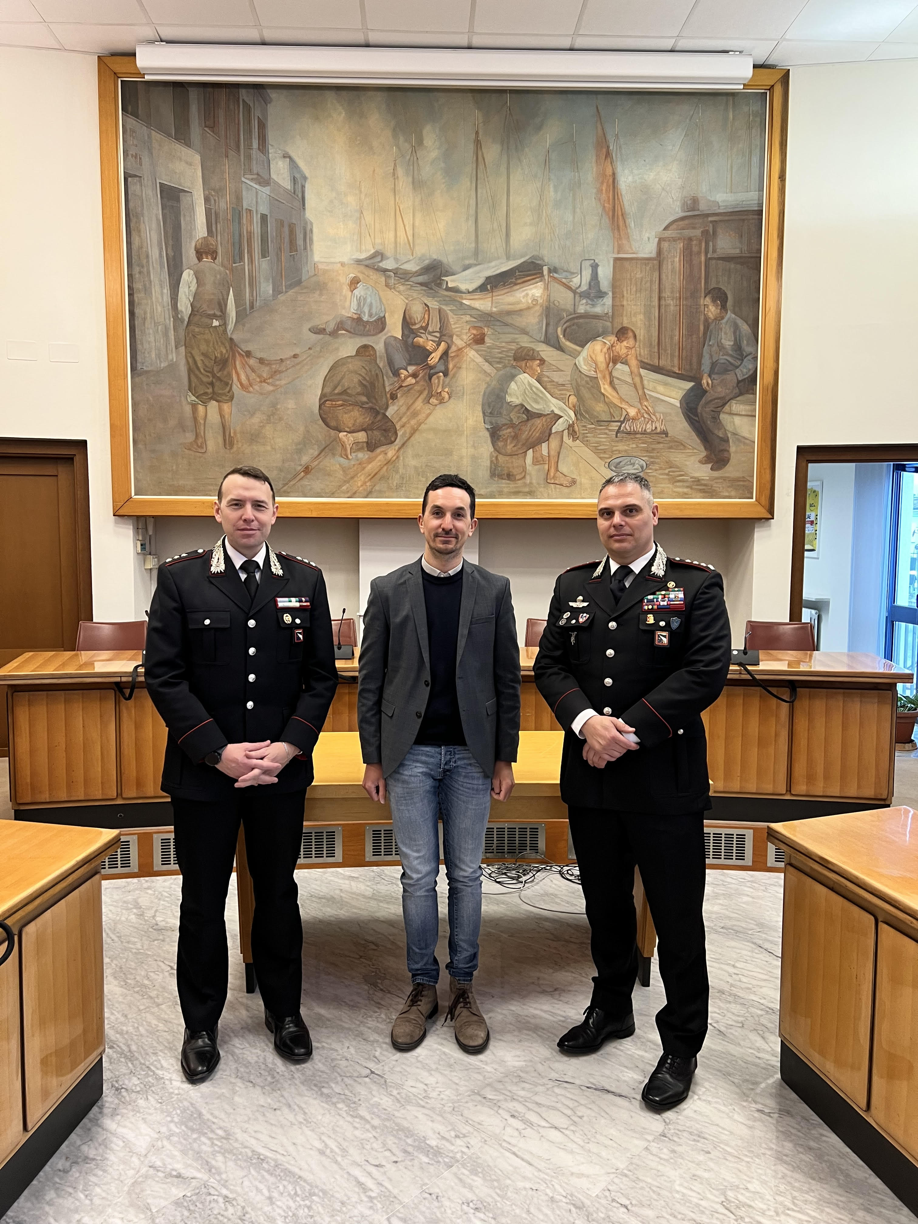 Il sindaco Matteo Gozzoli ha incontrato il nuovo comandante provinciale dei Carabinieri foto 