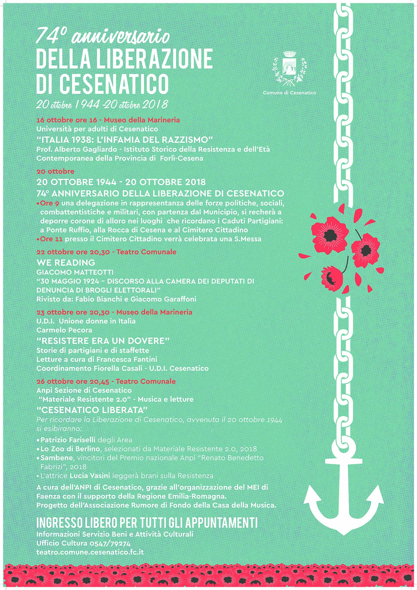 Comune di Cesenatico - 20 ottobre 1944 - 20 ottobre 2018