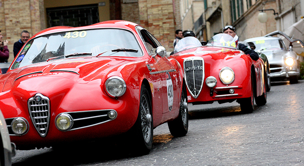 La 1000 Miglia saluta Cesenatico e la Nove Colli