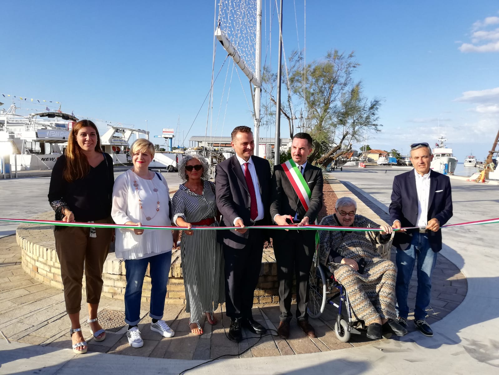 A Cesenatico il vicepresidente Donini inaugura la nuova area portuale 
