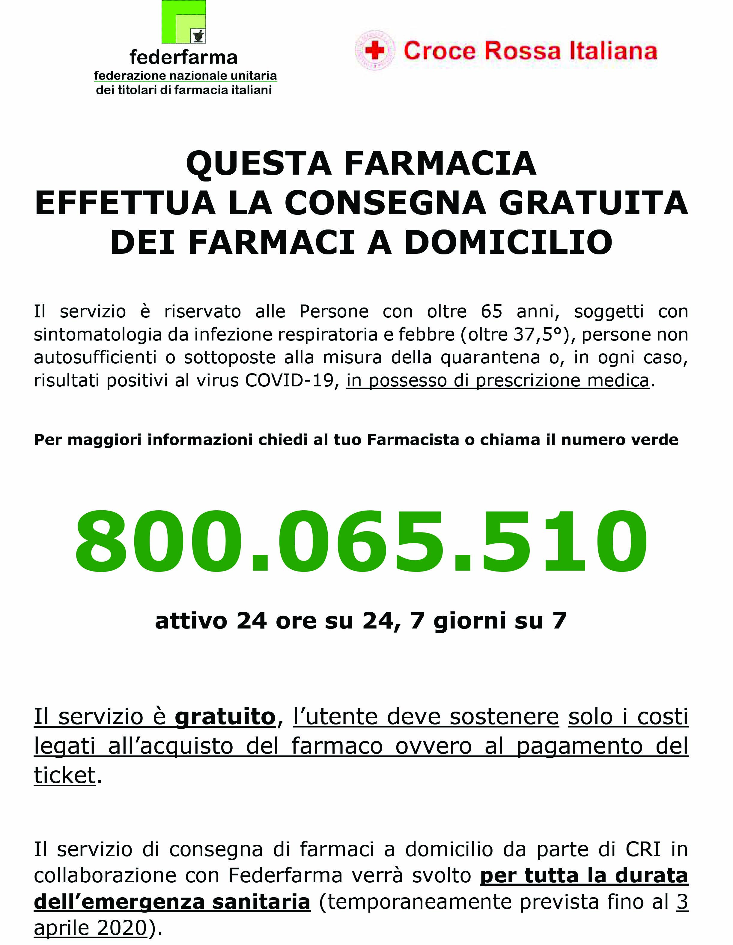 Le farmacie di Cesenatico a servizio delle persone più fragili: consegna a domicilio dei farmaci