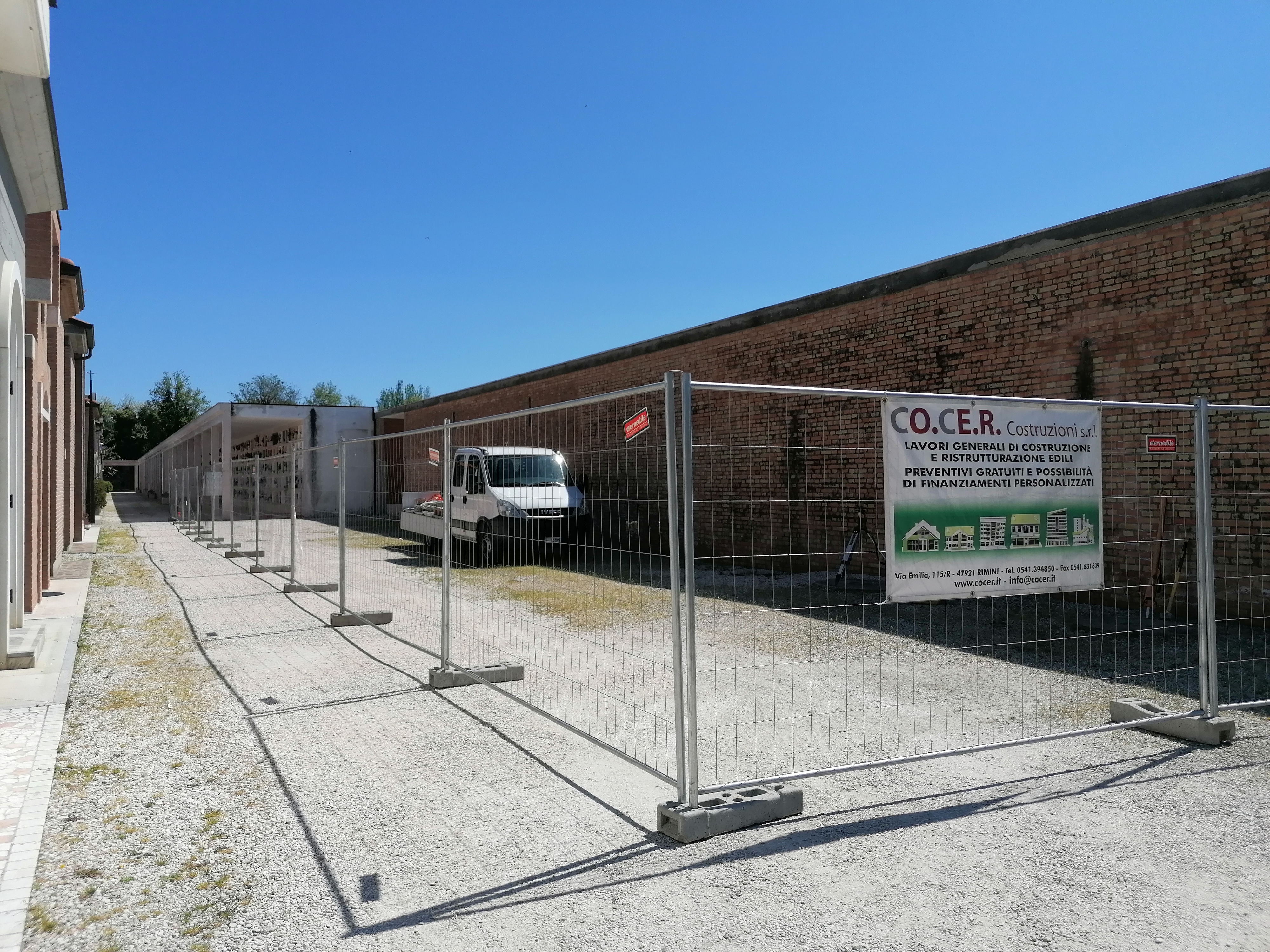 Cimitero capoluogo: al via gli interventi per la realizzazione di nuovi spazi dedicati ai defunti