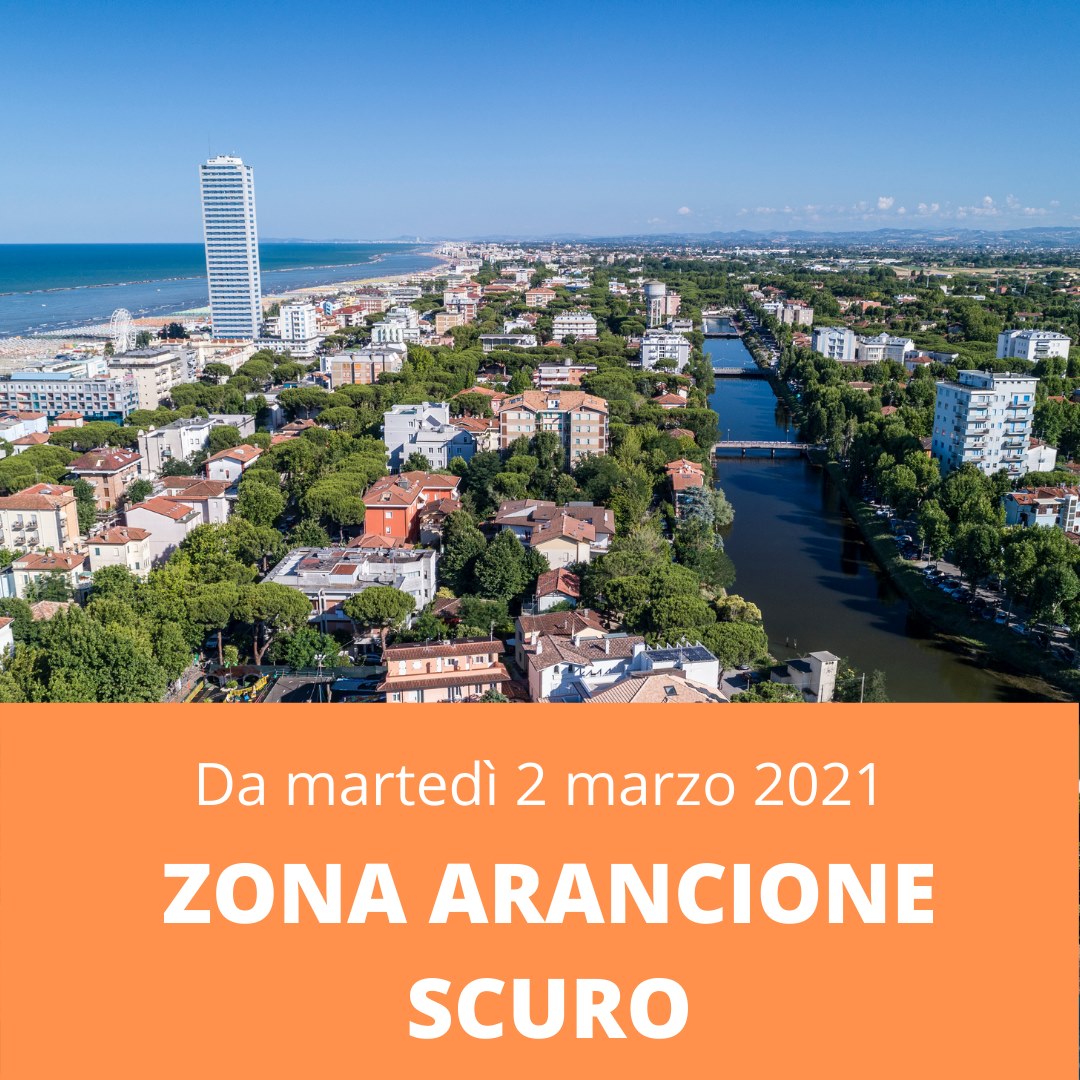 Da martedì 2 marzo 2021 Cesenatico in 'Arancio Scuro'