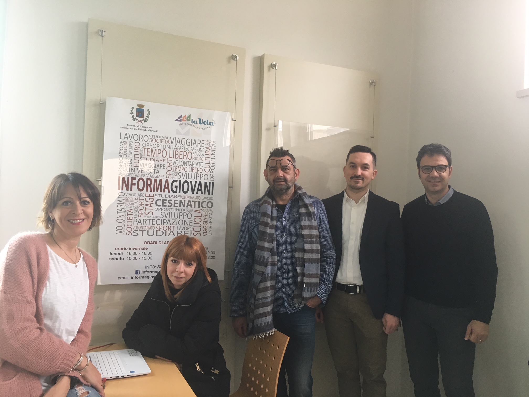 Inaugurato il nuovo punto di ascolto Informagiovani