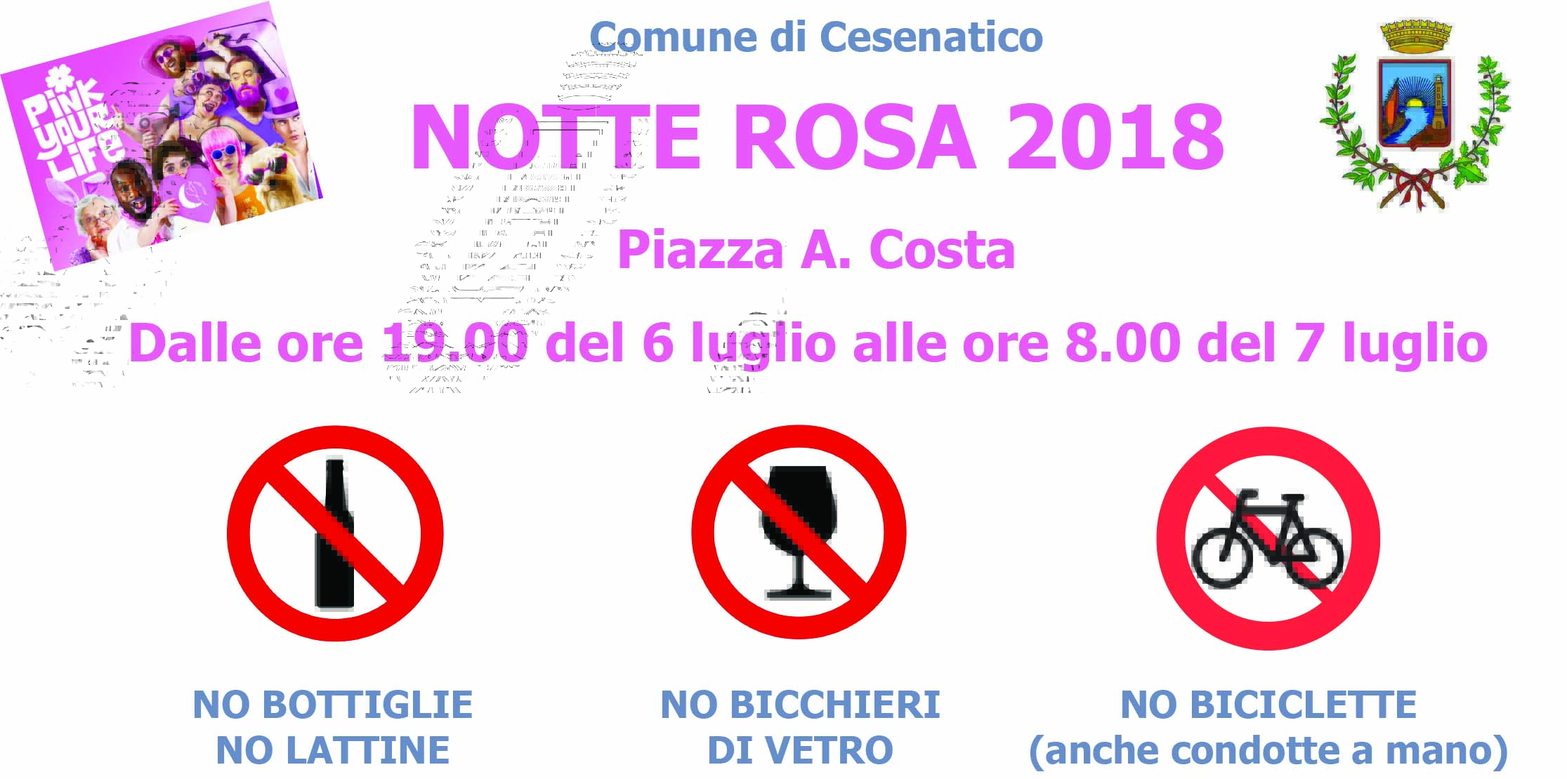 Notte Rosa 2018: tutte le misure di sicurezza